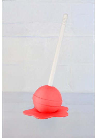 Eriyen Lolipop Apple Pen Ve Kalem Tutacağı Kırmızı