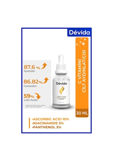 Devida C Vitamin Cilt Aydınlatıcı Ton Eşitleyici Premium Serum Citréa Series A240
