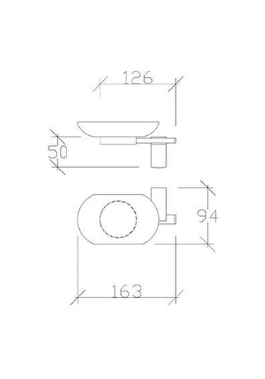 Tema Premium Serisi Banyo Sabunluk Mat Siyah