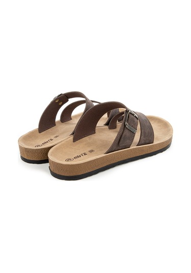 Muya Haiko Anatomik Taban Erkek Bantlı Parmak Arası Terlik Kahve Kahverengi Muya Haiko Anatomik Taban Erkek Bantlı Parmak Arası Terlik Kahve Kahverengi