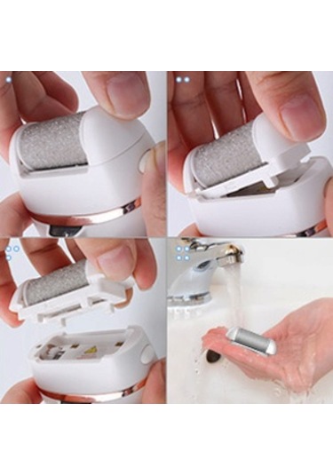 Moveevo Ölü Deriyi Çıkarmak Için Elektrikli Ayak Öğütücü, Nasırları Çıkarmak Için Su Geçirmez Pedikür, Dijital Ekranlı