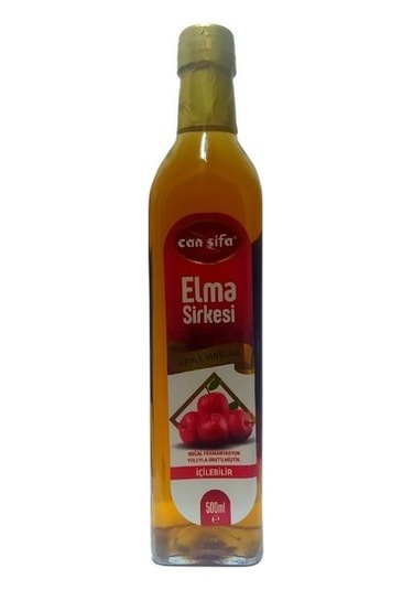 Can Şifa Doğal Fermantasyon Katkısız Elma Sirkesi Cam 500 ML