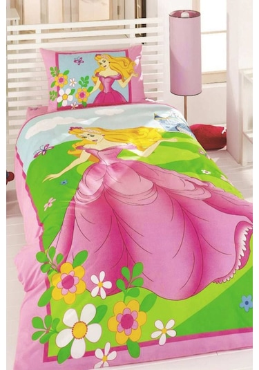 Ece Kapitoneli Nevresim Takımı Tek Kişilik Pembe-yeşil