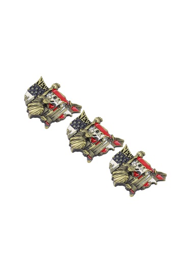 Vkemall 3 Adet 3d Düşük Boyutlu Demir Manyetik Buzdolabı Dekoratif Ataşman Hediye/koleksiyon/ofis/ev Kullanıma Uygun