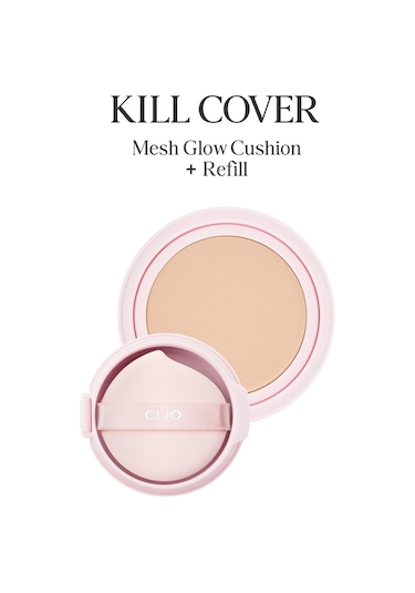 Clio Kill Cover Mesh Glow Cushion + Refill SPF50+ 4 Ginger