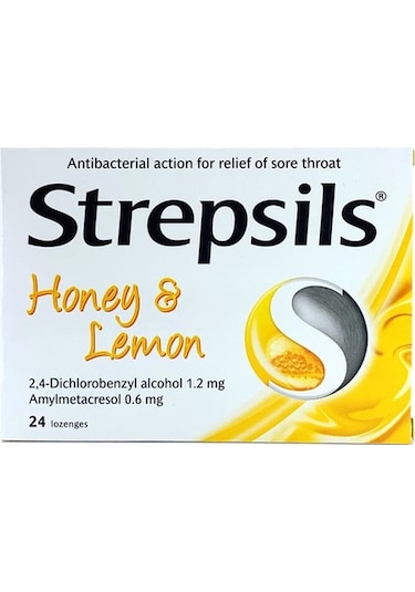 Strepsils Limon & Bal Aromalı Pastil