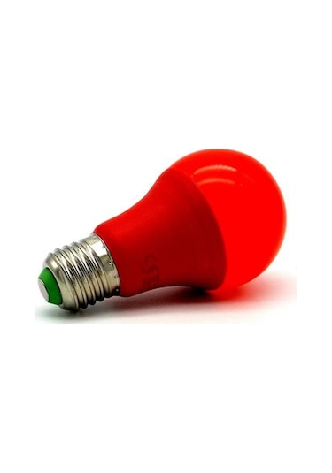 1 Adet 10 Watt Kırmızı Işık E27 Duy Led Ampul, Kırmızı Işık 10 Watt Tasarruflu Led Ampul, 10 Watt