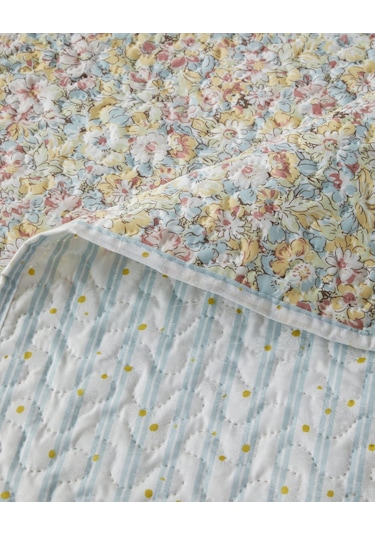 English Home Alba Bloom King Size Çok Amaçlı Örtü 220x240 Cm Mavi Mavi
