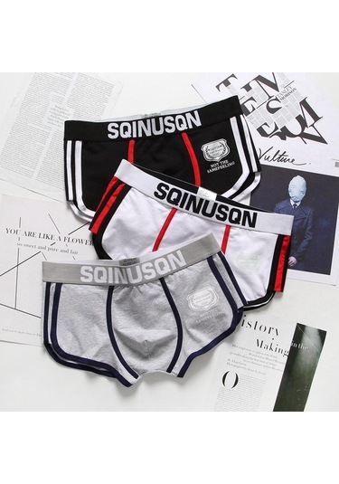 Jmsstore Erkek Moda Rahat Pamuklu Slip Mayo - Mavi