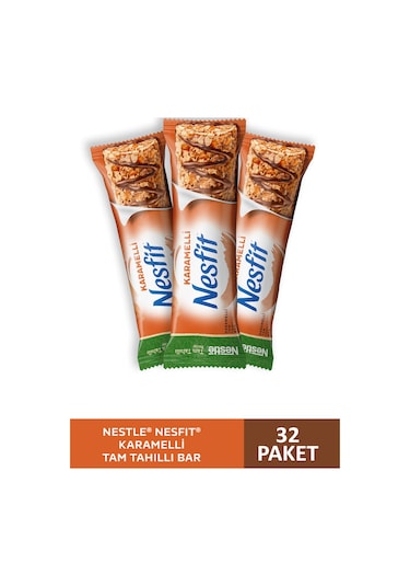 Nestlé Nesfit Karamelli Tam Tahıllı Bar 32 x 23.5 G