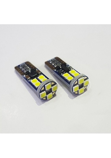 Femex Platinum Turkuaz Ampul T10 12 Smd 3030 Chip Led Aktif Canbus