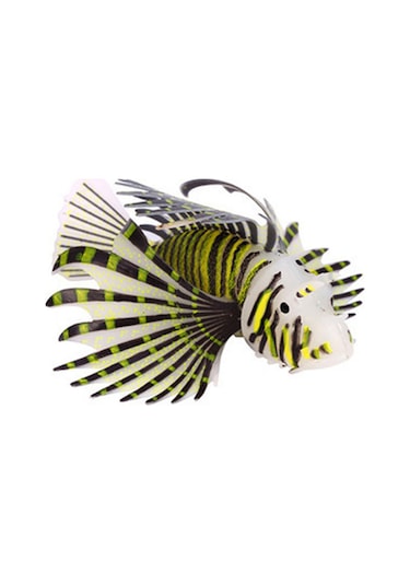 Vkemall Siyah Silikon Akvaryum Dekorasyonu - Nocturnal Yaratık Balık Figürü Bakım Gerektirmeyen