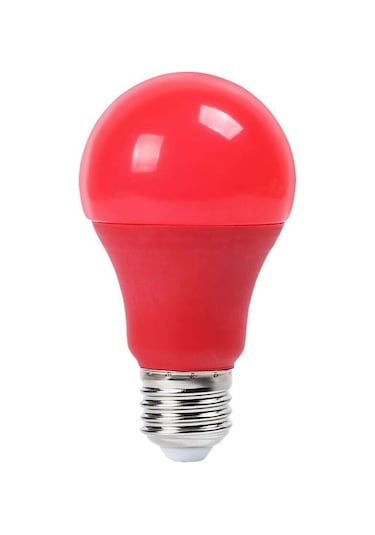 1 Adet 10 Watt Kırmızı Işık E27 Duy Led Ampul, Kırmızı Işık 10 Watt Tasarruflu Led Ampul, 10 Watt
