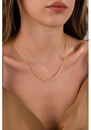 14 Ayar Gemici Kilitli Süzme Halat Altın