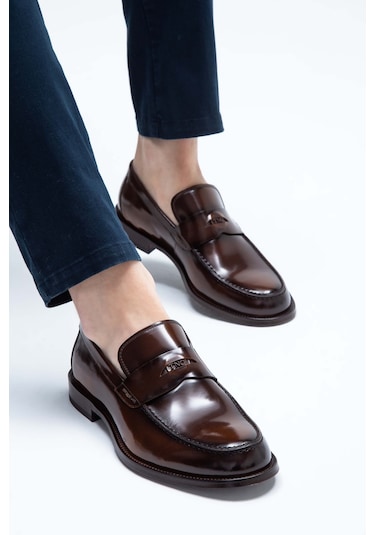 Tamer Tanca Erkek Hakiki Deri Taba Makosen Ayakkabı 183 11611 Erk Ayk Y23 Taba