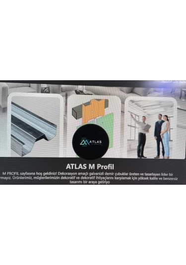 M Profil 0.5 Mm Kalınlık 10 Boy