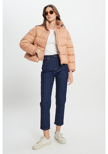 Wrangler Loose Fit Rahat Kesim Pembe Şişme Mont Çok Renkli