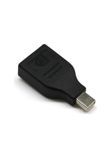 Homyl Mini Ekran Bağlantı Noktası Erkek Dişi Konnektör Siyah