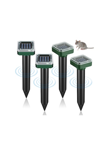 Qianfan 4 Adet Köstebek Kovucu, Tarla Faresi Kovucu, Çim