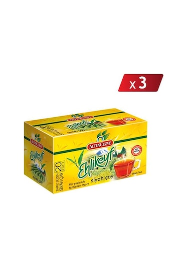 Altıncezve Ehli Keyf Siyah Çay Süzen Poşet 3 x 20'li