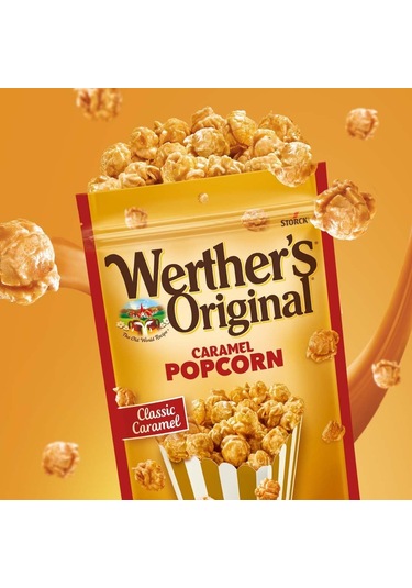 Werther's Original Caramel Popcorn Classic - Krema Ve Karamel Kaplamalı Patlamış Mısır 140gr