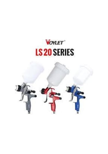 Voylet LS20 Üstden Depo 1.3 MM Boya Tabancası Kırmızı