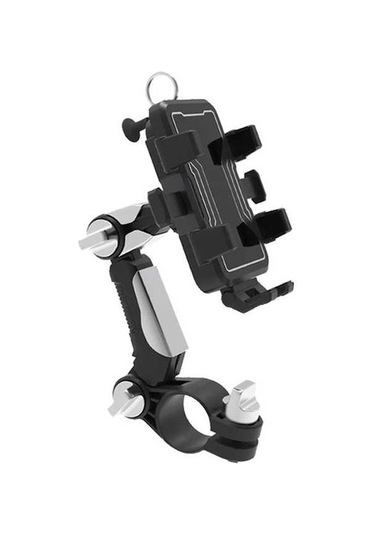 Ebitda Çok Renkli Motosiklet-bisiklet Navigasyon Telefon Tutucu, Handlebage Braketi, Yatay-dikey Ayarlanabilir, Plastik Malz Çok Renkli