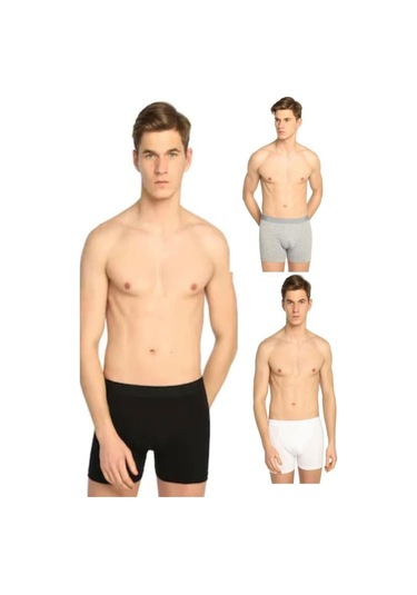 Tutku Iç Giyim Pamuklu Likralı Erkek Boxer Boxer 5 Li Paket