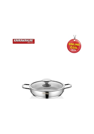 Kahramanlar Yağmur İndüksiyon Tabanlı 3'lü Sahan Seti Gri