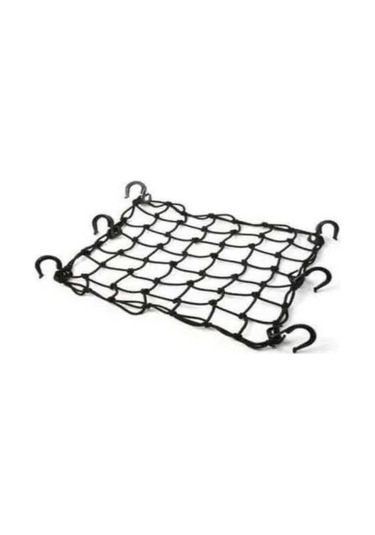 Novahub Dayanıklı Motosiklet Çantası - 40x40cm Esnek Bagaj Filesi, 6 Kancalı Güvenli Taşıma, Motosiklet Ve Arazi Araçları İçin