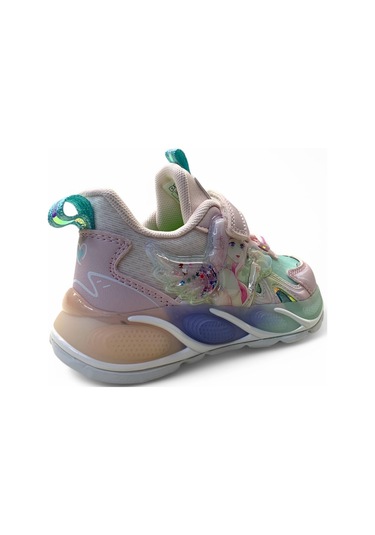 1944 Kız Çocuk Okul Öncesi Işıklı Sneaker Pudra