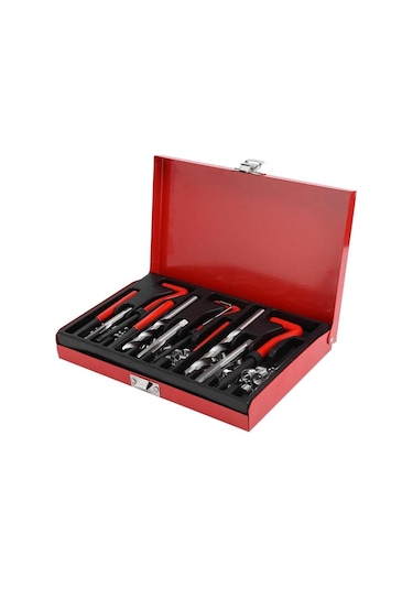 Valkyrie 88 Parça Diş Açma Helicoil Vida Tamir Onarım Seti M6 M8 M10 Profesyonel 1. Kalite