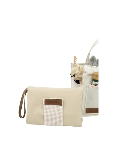 Bebek Alt Açma Bakım Çantası, Bebek Organizeri, Junior Seri, Bej