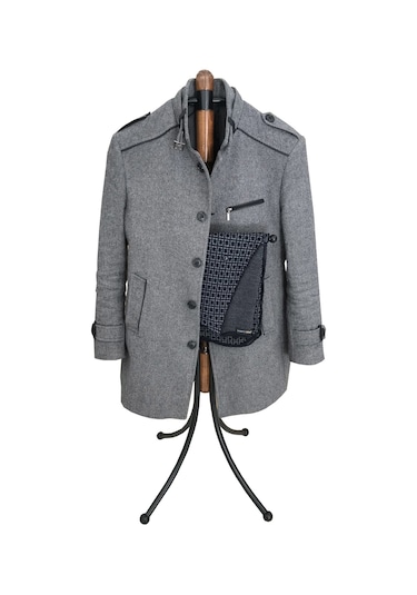 Ceviz Renk Metal ve Ahşap Tekli Dilsiz Uşak Şık Tasarım Diğer