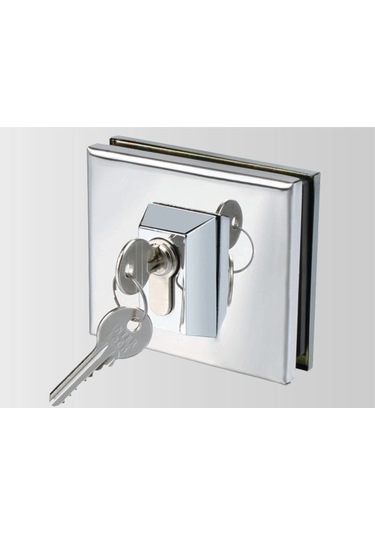 Birsan Cam Kapı Kilidi Kare Köşe Brs 111