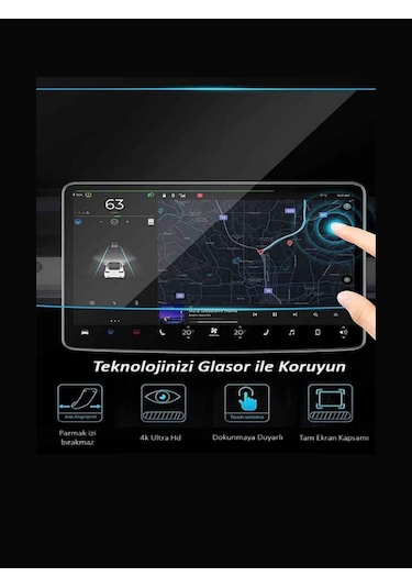 Togg T10f Gösterge Bilgi Ve Kumanda Ekranları Uyumlu Set 9h Nano Ekran Koruyucu