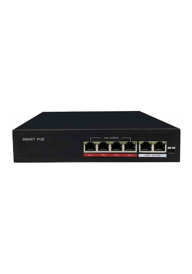 Uranium Poe 4002 4 Port 78Watt 4 Port Poe 2 Uplınk Rj45