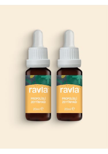 2'li Ürün - Ravla Propolisli Zeytinyağ - 20ml