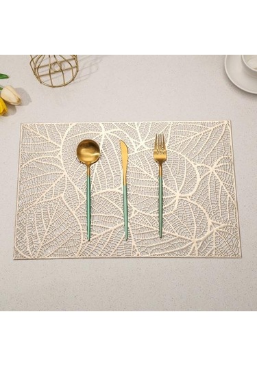 Gümüş Kullanışlı Masa Servis Altlığı Isı Yalıtımı Çok Fonksiyonlu Dekoratif Gümüş