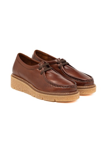 Cuoio Sneaker Günlük Kadın 25k12026 Vergelio Skin Cuoio