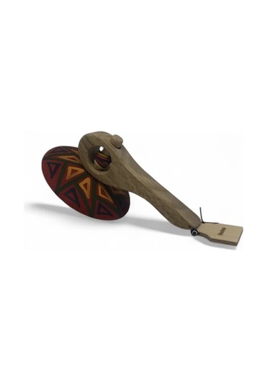 Hızküre Ahşap Topaç Kırmızı