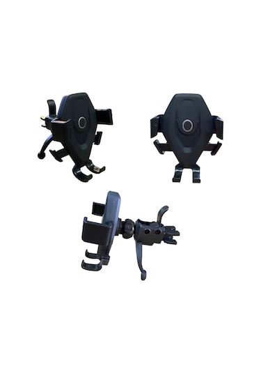 Lüx Telefon Tutucu Araç Içi Havalandırma Montajlı Döner Başlıklı