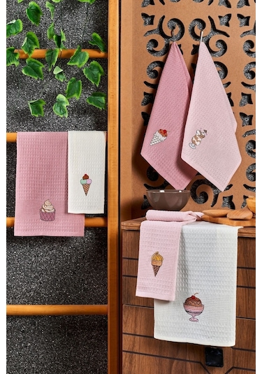 Casnack 6'lı Mutfak Havlusu Seti 40x60 - Turkuaz
