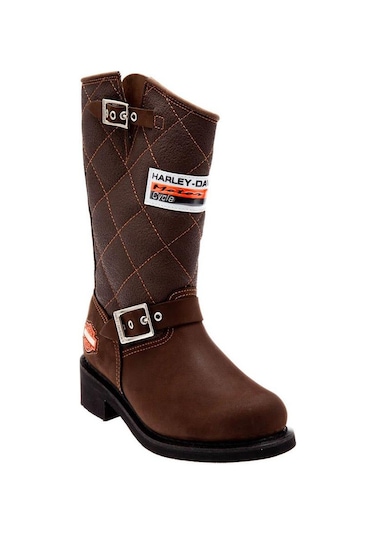 Harley Davidson Laconia 644 Kadın Bot Kahve Nubuk Kahverengi