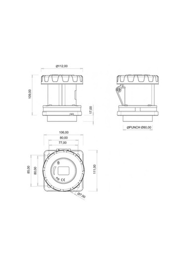 Bc1-4505-7413 Cee Norm 5-63 Makine Prizi