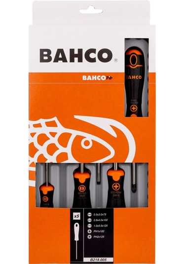Bahco Bahcofit Tornavida Seti 5 Parça B219.005