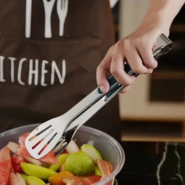 Trendooze Sunshine022 9 İnç Paslanmaz Çelik Izgara Maşası, Dayanıklı Mutfak Aleti