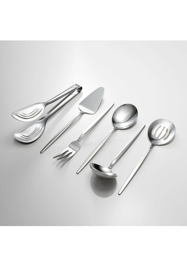 Fecra Luxe Silver 6 Parça Servis Seti Sade