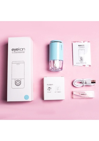 Geeroyoo Plastik Ultrasonik Lens Temizleyici - Otomatik 3 Dakika Temizleme - Göz Lensleri, Güneş Gözlüğü, Mücevher İçin - Pembe