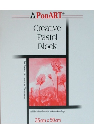 Ponart Creative Pastel Block Spralli 35x50 CM Karışık Renkli 15yp